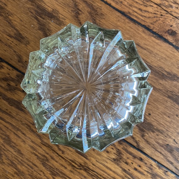 Decorative Crystal Bowl with Etched Design - Picture 7 of 8